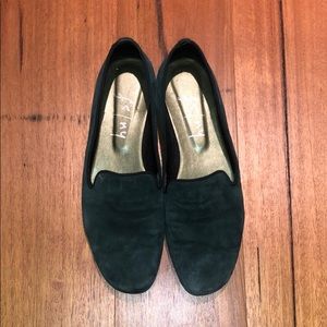 French soles New York - green loafers - 8.5
